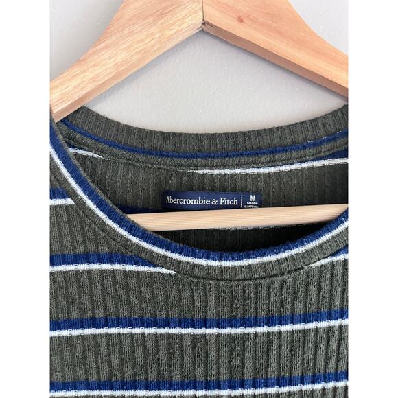 Abercrombie & Fitch Stripped fitted midi dress - Picture 4 of 4